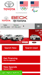 Mobile Screenshot of becktoyota.com